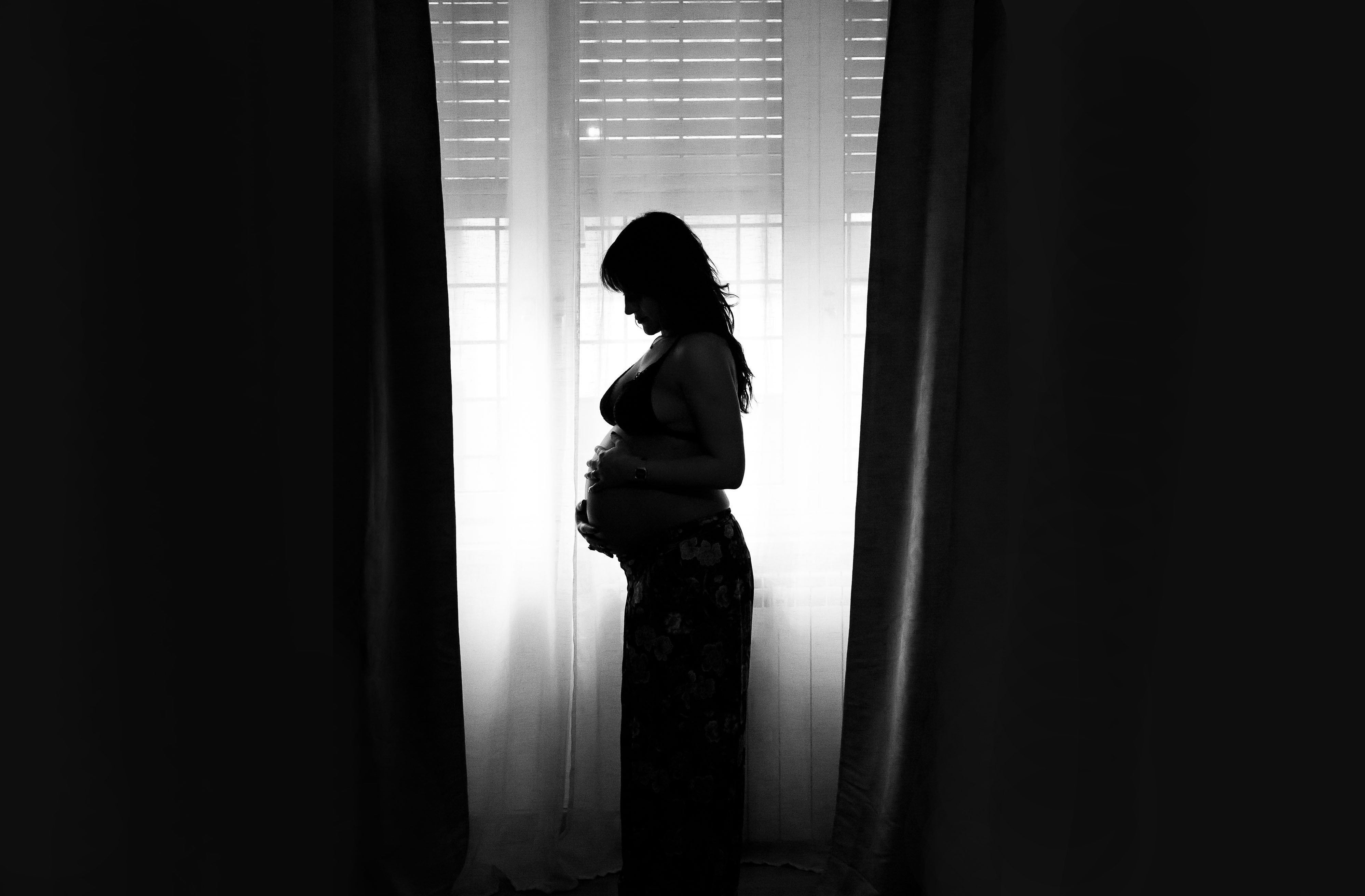 Foto durante la gravidanza: Come fotografare la silhouette?
